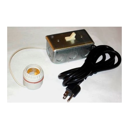 S And H Industries ALC 40338 Economy Cabinet Light Kit, Ceramic/Steel 40338